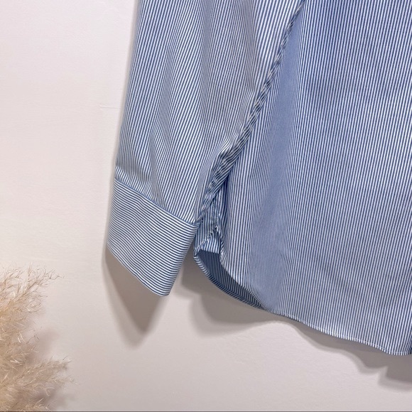 J.Crew Slim-fit Ludlow Premium fine cotton dress Shirt 14.5 x 32 NWOT Blue - Picture 5 of 8